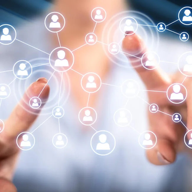 A person is holding their hands out in front of them.