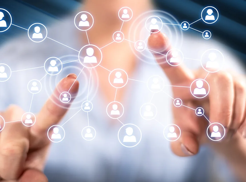 A person is holding their hands out in front of them.