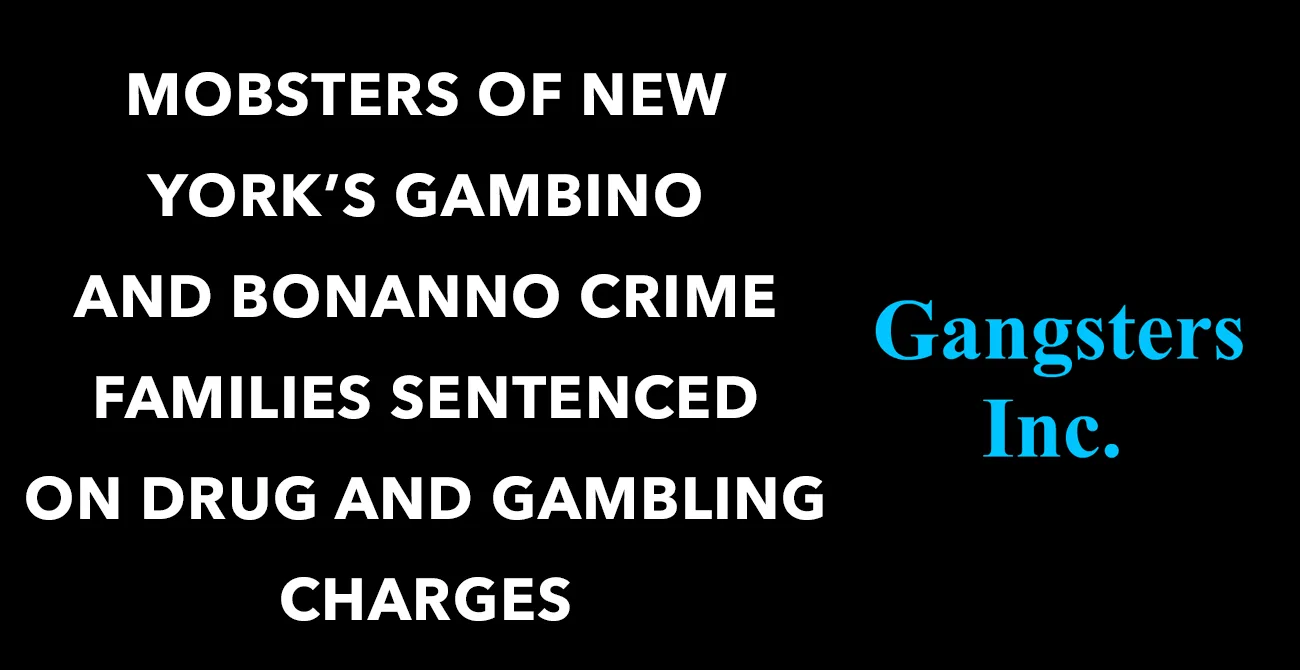 A black background with the words " gambino gang " written in blue.