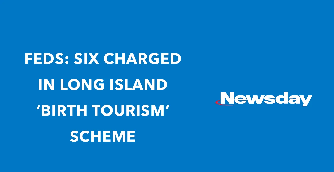 A blue background with the news logo and text.